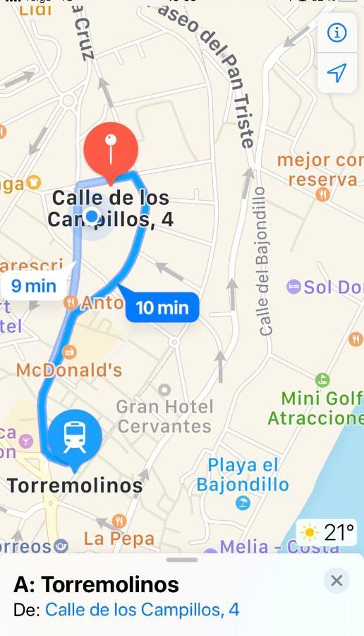 Apartamento Estudio Loft En El Centro Para 3 O 4 Personas Cama Doble Y Sofa Cama Check In A Partir De Las 15 Y 30 Min Pm Y Check Out Hasta Las 11 Y 30 Pm Con Wifi Normalmente No Se Puede Adelantar El Check In Torremolinos Exterior foto